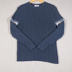 Old Navy Y2K Sweater Ribbed‎ Varsity Striped Mens XXL Preppy Grandpacore Casual